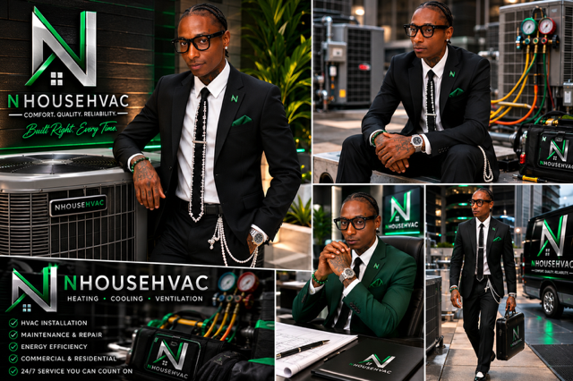 NHouse HVAC owner and branded heating and cooling equipment